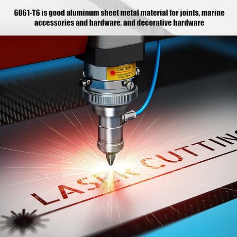 Blulu 2 قطعة 6061 T651 صفائح ألومنيوم معدنية 12 × 12 × 1/8 (0.125 بوصة) لوحة ألومنيوم مسطحة مسطحة مع طبقة واقية لوحة معدنية مربعة شديدة التحمل 3 مم للحرف اليدوية، DIY، الصناعية in Kuwait