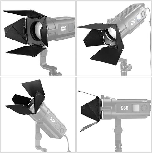 مجموعة باب الحظيرة من GODOX SA-08 لملحقات S30 LED Light S30 in Saudi Arabia