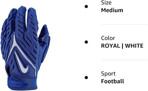 Nike Superbad 6.0 Football Gloves Royal | White Medium in Saudi Arabia