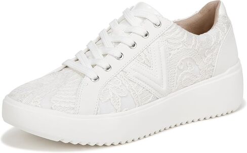 Vionic Kearny Women's Lace Up Platform Comfort Sneaker White - 7.5 Medium in Saudi Arabia