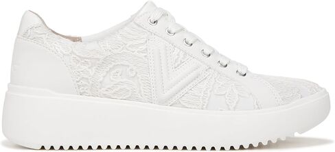 Vionic Kearny Women's Lace Up Platform Comfort Sneaker White - 7.5 Medium in Saudi Arabia