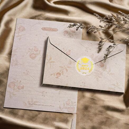 120 x Graduation Stickers 2024, Transparent Gold Foil Stickers, Class of 2024 Stickers, Graduation Stickers for Envelopes, Graduation Envelope Seals 2024, Congratulations Graduates Graduation (1.6") in Saudi Arabia