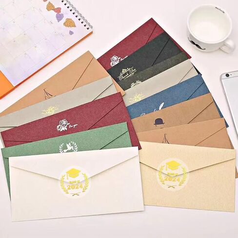 120 x Graduation Stickers 2024, Transparent Gold Foil Stickers, Class of 2024 Stickers, Graduation Stickers for Envelopes, Graduation Envelope Seals 2024, Congratulations Graduates Graduation (1.6") in Saudi Arabia