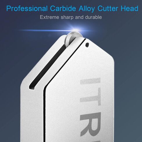 Glass Cutter 2mm-20mm, Upgrade Glass Cutting Tool with Glass Cutting Oil, Pencil Style Oil Feed Carbide Tip Glass Cutter for Mirror/Tiles/Mosaic. in Saudi Arabia