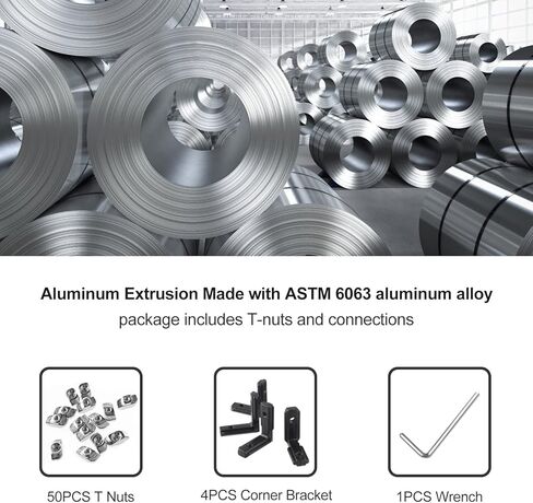 CNCMANS 2PCS 400mm T Slot 2080 Aluminum Extrusion European Standard Anodized Linear Rail Aluminum Profile Extrusion for 3D Printer Parts and CNC DIY (Standard 6.2mm Length 400mm Black) in Kuwait