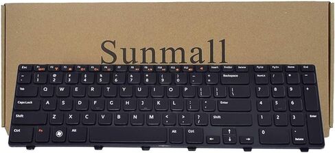 SUNMALL Keyboard Replacement with Backlit Compatible with Dell Inspiron 17 17R N7110 5720 7720/XPS 17 L701X L702 X 454RX 0454RX/Vostro 3750 Series Laptop US Layout in Saudi Arabia