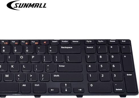 SUNMALL Keyboard Replacement with Backlit Compatible with Dell Inspiron 17 17R N7110 5720 7720/XPS 17 L701X L702 X 454RX 0454RX/Vostro 3750 Series Laptop US Layout in Saudi Arabia
