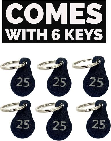 6 Shopping Cart Keys... No Need For Coins in Saudi Arabia