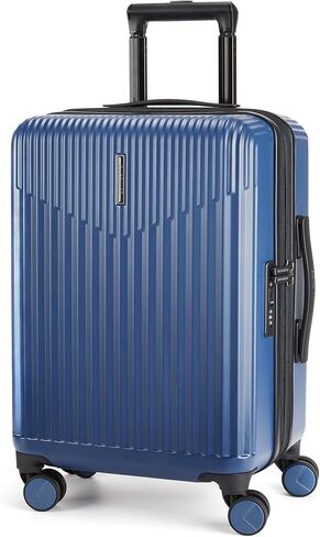 BAGSMART Carry On Luggage 22x14x9 Airline Approved with Spinner Wheels,100% PC Hardside Expandable Luggage with TSA Lock for Trips, 20 Inch Rolling Suitcases for Men Women,Blue in Kuwait