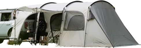 IDOOGEN Mobility A SUV Car Tent with Awning Shade Camping Car Tent, Waterproof,Sun Shelter, Tailgate Tent (A3, Brown) in Saudi Arabia