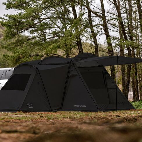 IDOOGEN Mobility A SUV Car Tent with Awning Shade Camping Car Tent, Waterproof,Sun Shelter, Tailgate Tent (A3, Brown) in Saudi Arabia