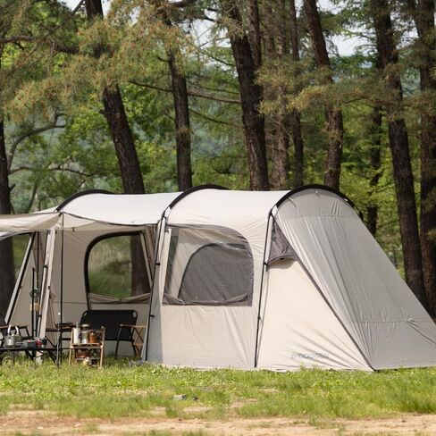 IDOOGEN Mobility A SUV Car Tent with Awning Shade Camping Car Tent, Waterproof,Sun Shelter, Tailgate Tent (A3, Brown) in Saudi Arabia