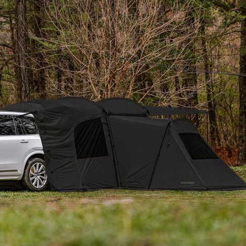 IDOOGEN Mobility A SUV Car Tent with Awning Shade Camping Car Tent, Waterproof,Sun Shelter, Tailgate Tent (A3, Brown) in Saudi Arabia