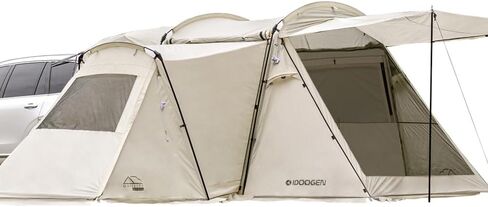 IDOOGEN Mobility A SUV Car Tent with Awning Shade Camping Car Tent, Waterproof,Sun Shelter, Tailgate Tent (A3, Brown) in Saudi Arabia