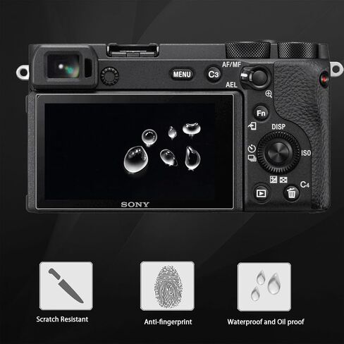 واقي شاشة kakotopa متوافق مع كاميرا Sony α6600، واقي شاشة من الزجاج المقوى مناسب لهاتف Sony α6600 in Saudi Arabia