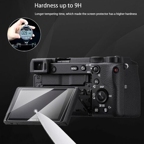 واقي شاشة kakotopa متوافق مع كاميرا Sony α6600، واقي شاشة من الزجاج المقوى مناسب لهاتف Sony α6600 in Saudi Arabia