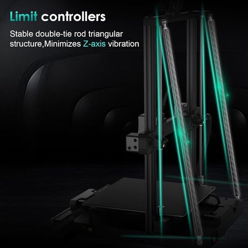 طابعة Artillery Sidewinder X4 Plus ثلاثية الأبعاد، سرعة عالية 500 مم/ثانية مع تسوية تلقائية، سكة خطية على المحور X Y وطارد مباشر، 11.8 × 11.8 × 15.7 بوصة، حجم طباعة كبير، تعويض الرنين in Saudi Arabia