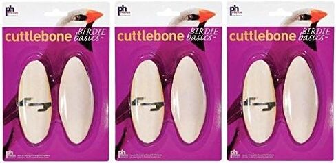 Prevue Pet Products Birdie Basics Cuttlebone، حجم صغير 4-5 بوصة، 2 عظمة في كل عبوة (3 عبوات) in Saudi Arabia