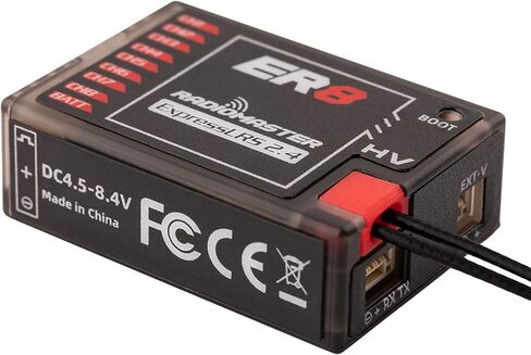 جهاز استقبال RadioMaster ER8 ELRS PWM: وحدة استقبال نانو 2.4 جيجا هرتز 6Ch ExpressLRS لمركبات RC ذات الجناح الثابت من Speedybee in Saudi Arabia