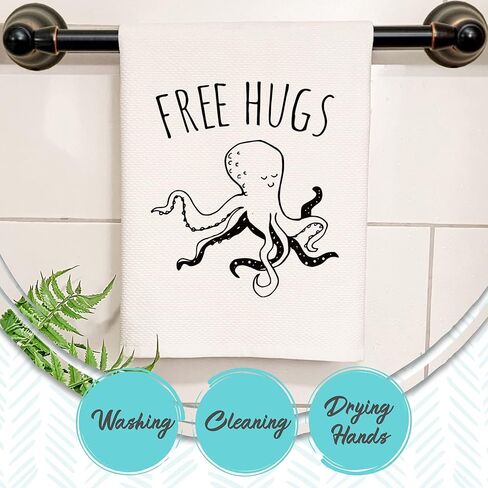 Moonlight Makers Soft Waffle Weave Hand Towel, 100% Pure White Cotton, Bathroom/Kitchen Decor, Multi-Buy Discounts, Funny Gift Idea (You're Not Tequila) in Saudi Arabia