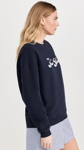 KULE Women's The Oversized Hello New York Sweatshirt in Kuwait