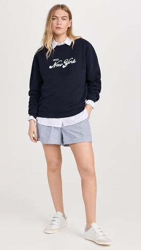 KULE Women's The Oversized Hello New York Sweatshirt in Kuwait