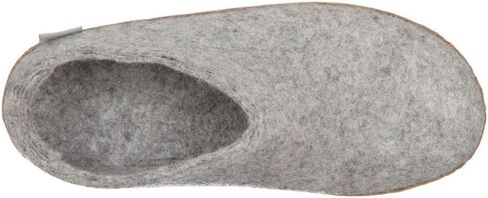 Glerups Wool Slip-On Leather Outsole Grey EU 37 (US Women's 6.5-7) Medium in Saudi Arabia