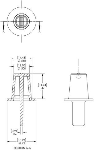 سلسلة Caplugs CPT-6XW CPT - قابس مدبب بشريط سحب مركزي بلاستيكي، 1000 حزمة، أحمر LD-PE، شفة OD 0.78 بوصة × معرف القابس 0.625 بوصة حماية للفتحة، منع التسرب، إخفاء، طلاء مسحوق (QCPT6XWQ1) in Saudi Arabia