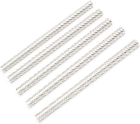 Smartsails M8 x 100mm，304 Stainless Steel Full Threaded Rod, Right Hand Thread (5 Pieces) in Kuwait