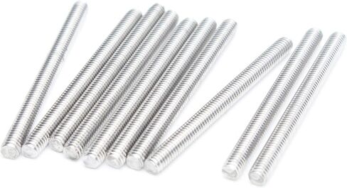 Smartsails M6 x 80mm，304 Stainless Steel Full Threaded Rod, Right Hand Thread (10Pieces) in Kuwait