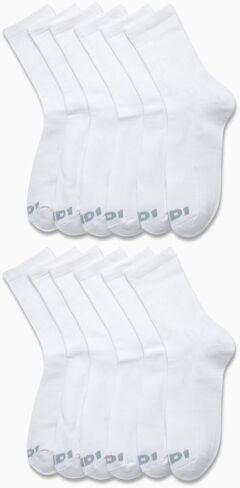 AND1 Men's Athletic Socks - 12 Pack Performance Cushion Crew Socks in Saudi Arabia