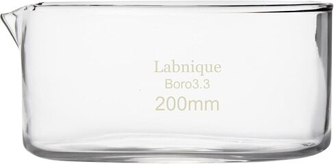 Labnique Borosilicate Glass Crystallizing Dish with Spout, Evaporation Dish (100mm), 300 ml Capacity in Saudi Arabia