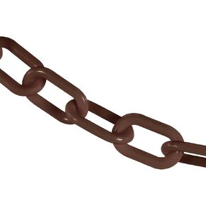Mr. Chain Heavy-Duty Plastic Barrier Chain, Silver, 2-Inch Link Diameter, 25-Foot Length (51008-25) in Saudi Arabia