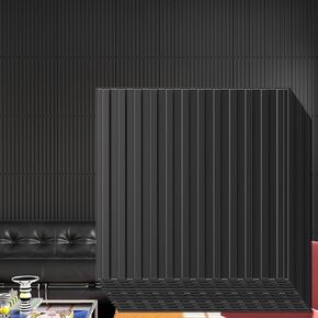 6 قطع 24x48 بوصة بلاط السقف الأبيض، 2x4 قدم لوحات سقف مخددة للديكور الداخلي PVC مقاوم للماء مثالية للحمام وغرفة المعيشة وغرفة النوم والمكتب والمساحات التجارية تغطي 48 قدم مربع in Kuwait