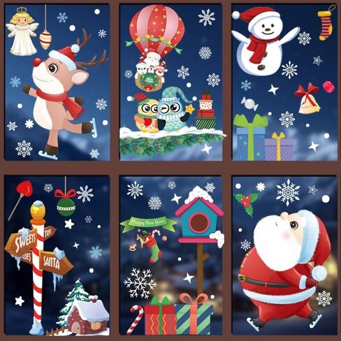 8 Sheets Bloody Handprint Window Clings, Halloween Footprint Stickers Scary Decorations Wall Decal for Party Bathroom Car Door Restroom Decals-85 Pcs in Kuwait