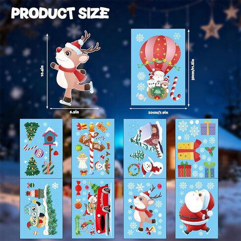 8 Sheets Bloody Handprint Window Clings, Halloween Footprint Stickers Scary Decorations Wall Decal for Party Bathroom Car Door Restroom Decals-85 Pcs in Kuwait