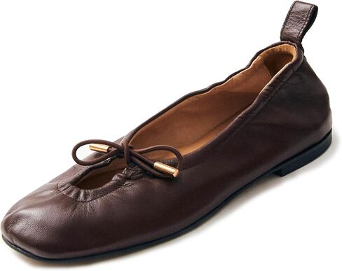Women Ballet Flats Square Toe Lace Up Bow Ballerina Shoes Cute Slip On Casual Mary Jane Shoes in Saudi Arabia