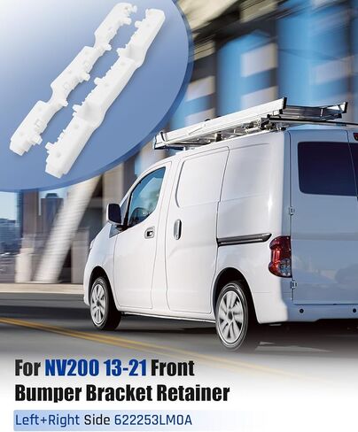 Front Bumper Bracket Retainer Left+Right Side Fit for Nissan NV200 2013-2021 Replace 62225-3LM0A in Saudi Arabia