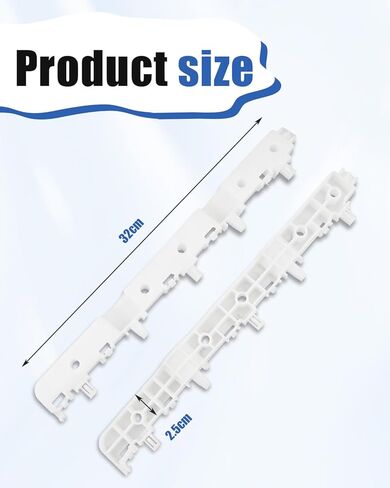 Front Bumper Bracket Retainer Left+Right Side Fit for Nissan NV200 2013-2021 Replace 62225-3LM0A in Saudi Arabia