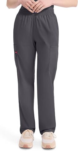 Dickies EDS Signature Scrubs for Women, Elastic Waist Pull-On Cargo Pants for Women in Soft Brushed Poplin 86106 in Saudi Arabia