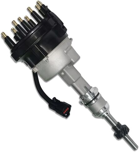 Ignition Distributor with Black Cap & Rotor Fits Ford F150 F250 F350 Bronco E150 E250 E350 Econoline 5.8L V8 1990-1995 (OE: E9TE12127CA, DST2891) in Saudi Arabia