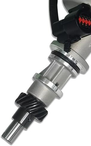 Ignition Distributor with Black Cap & Rotor Fits Ford F150 F250 F350 Bronco E150 E250 E350 Econoline 5.8L V8 1990-1995 (OE: E9TE12127CA, DST2891) in Saudi Arabia