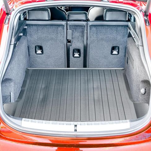 Premium Cargo Liner for Porsche Macan Electric 2024-2025, Custom Fit Car Trunk Mat, Waterproof, Anti-Slip, Heavy-Duty Protection, 3D Shaped Laser Measured Trunk Liners in Saudi Arabia