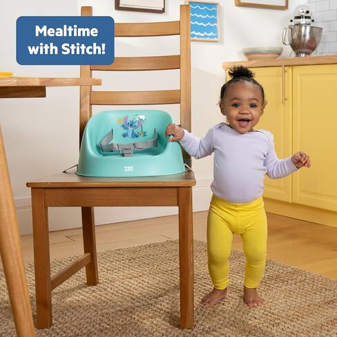 Disney Cars My Spot Easy-Clean Baby Booster Feeding Chair, 3-Point Harness, Washable Removable Straps, Red, by Bright Starts in Saudi Arabia