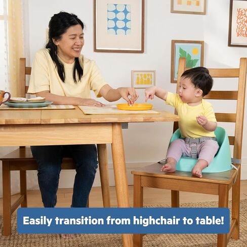 Disney Cars My Spot Easy-Clean Baby Booster Feeding Chair, 3-Point Harness, Washable Removable Straps, Red, by Bright Starts in Saudi Arabia