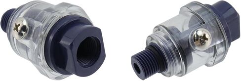 Geesatis 1/4 "Mini in Line Oiler ، زيت الزيت لضغط الهواء (حزمة 2) in Kuwait