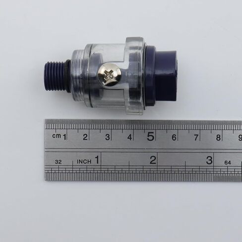 Geesatis 1/4 "Mini in Line Oiler ، زيت الزيت لضغط الهواء (حزمة 2) in Kuwait