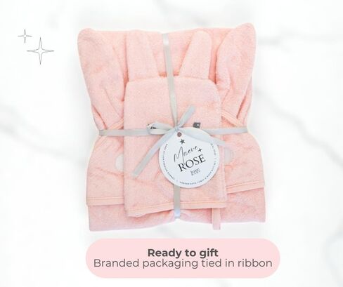 Hooded Baby Towel with Mitt - Ultra Soft Plush Bath Essential for Newborn, Infant & Toddler - Premium 30x30 Inch Large Absorbent Baby Bath Towels with Hood for Boys & Girls (Happy Dino) in Saudi Arabia