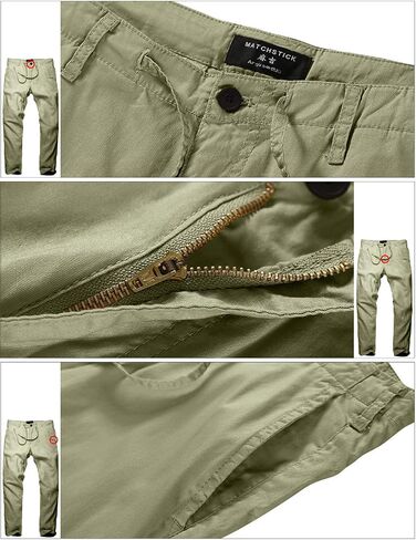 Men's Straight-Leg Light Casual Pants in Saudi Arabia