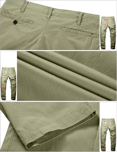 Men's Straight-Leg Light Casual Pants in Saudi Arabia